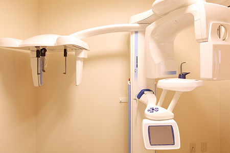 ３DCT 立体的にあごの骨の形を解析することのできるレントゲン装置